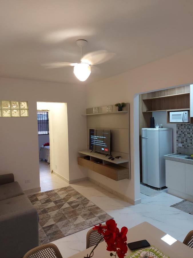 Apto Aconchegante Pe Na Areia Guarujá Exteriör bild