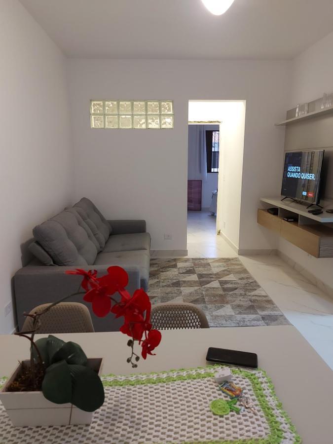 Apto Aconchegante Pe Na Areia Guarujá Exteriör bild